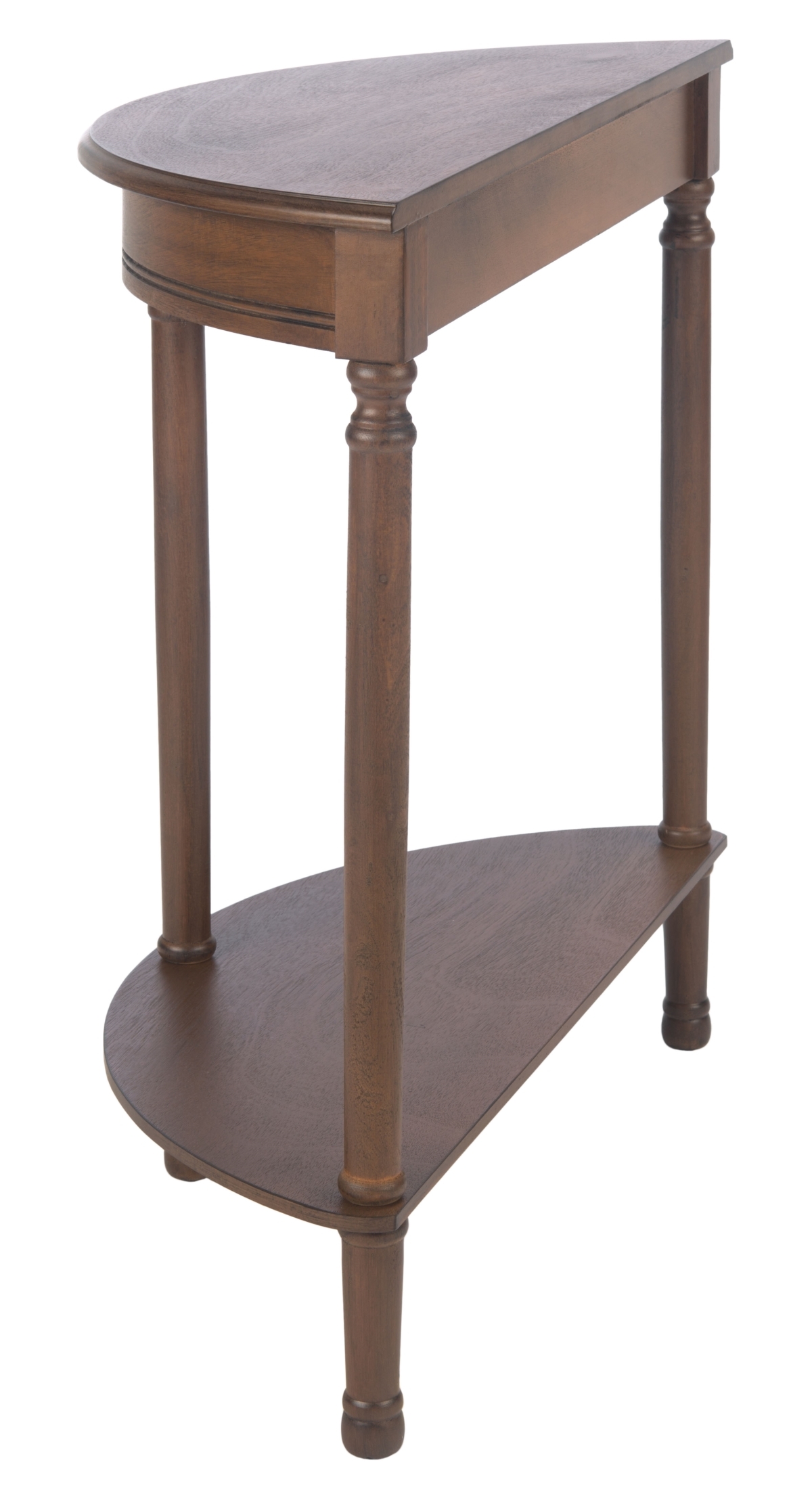 Tinsley Half Round Console Table - Brown - Safavieh - Image 7