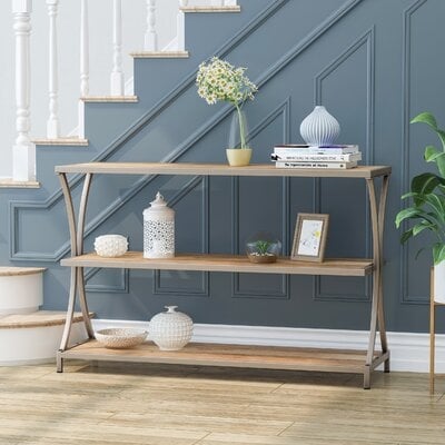 Isom 45" Solid Wood Console Table - Image 0