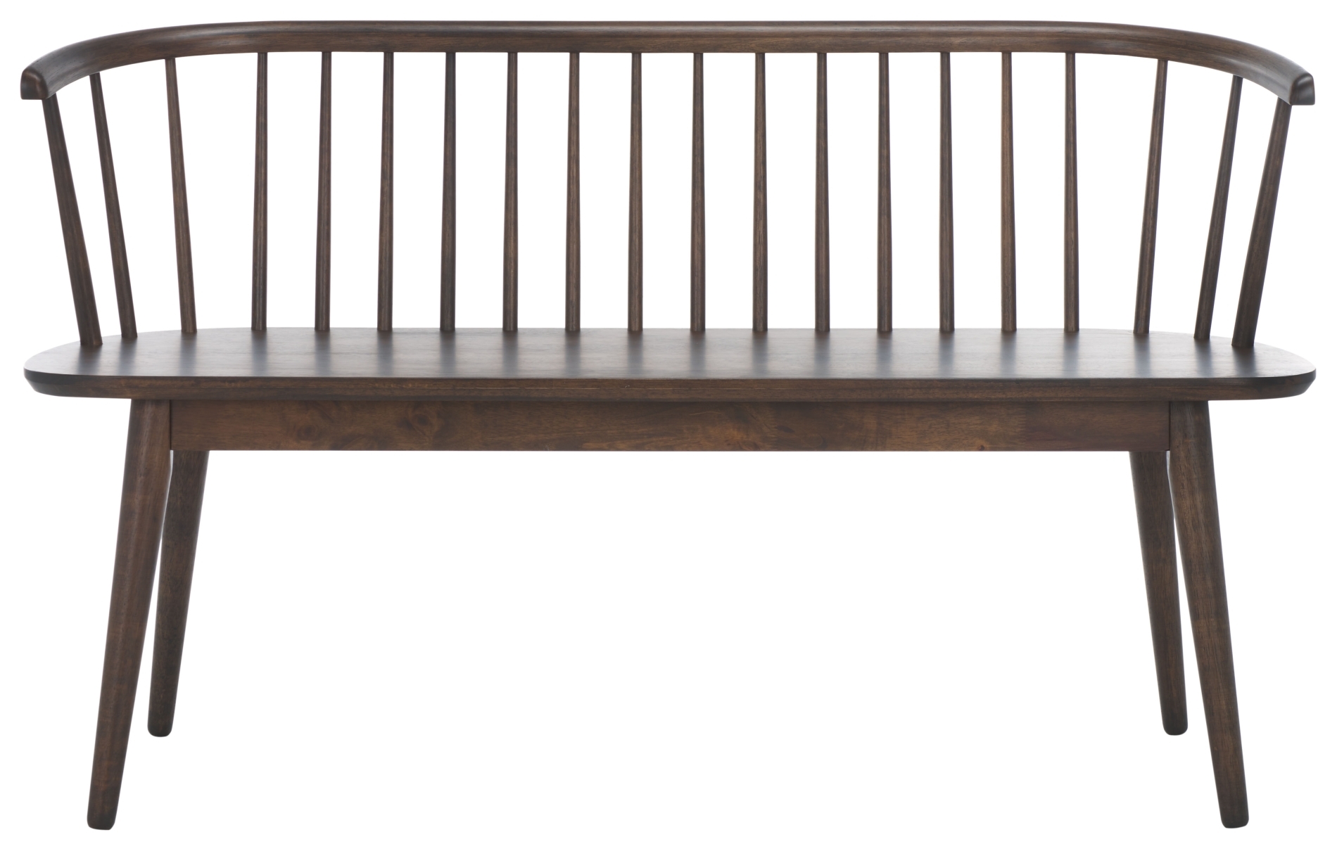 Blanchard Spindle Bench - Dark Walnut - Image 0