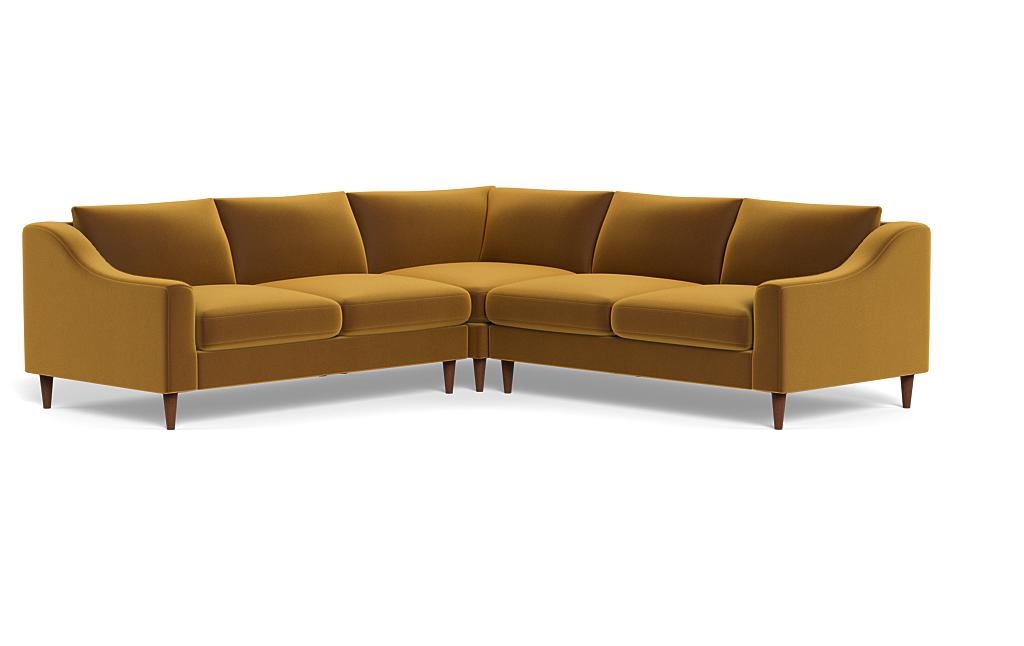 Saylor Slope Arm Corner 4-Seat Sectional Sofa - Image 2
