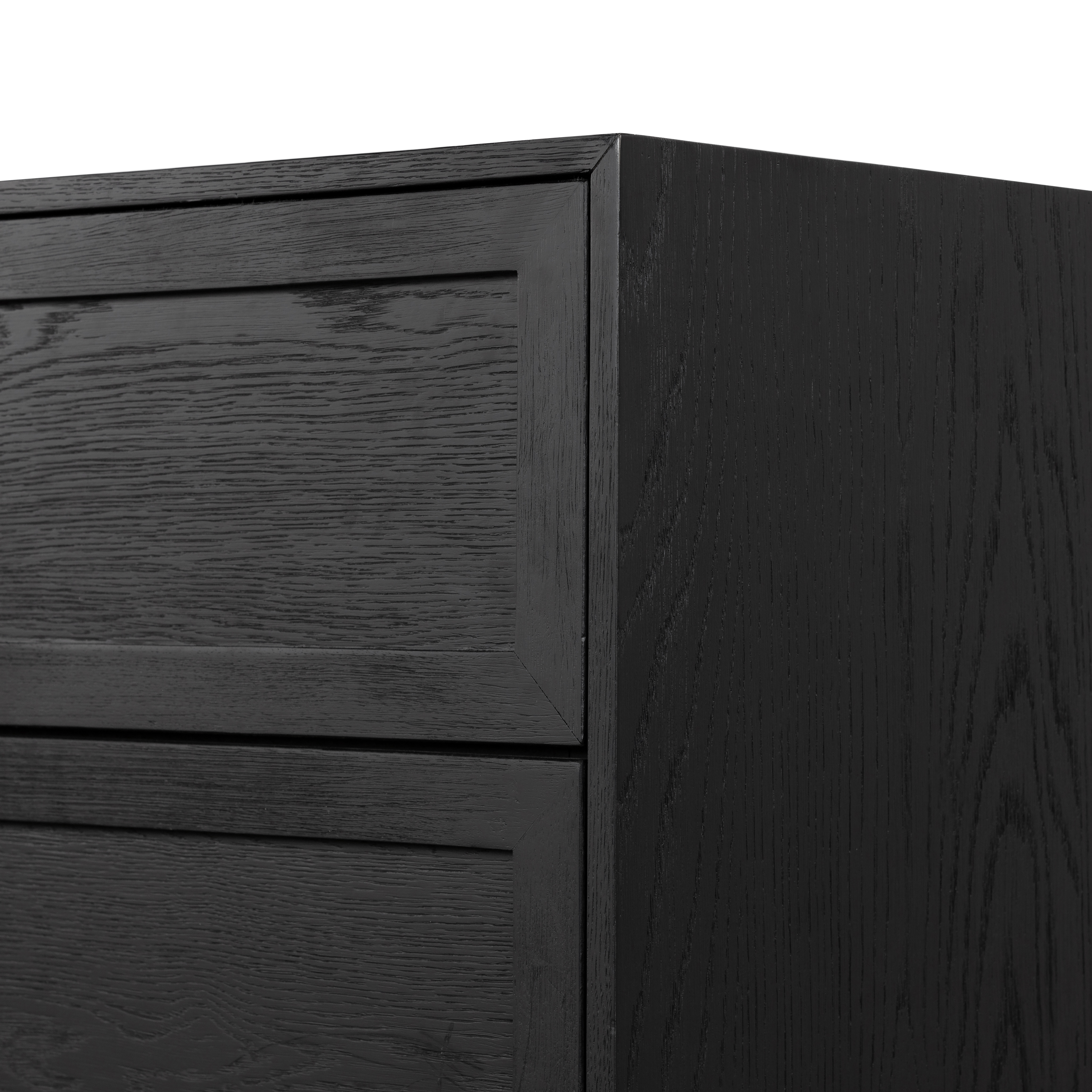 Millie 6 Drawer Dresser - Drifted Matte Black Veneer - Image 10