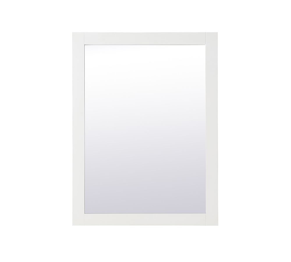 White Russo Vanity Mirror, 72 x 36" - Image 0
