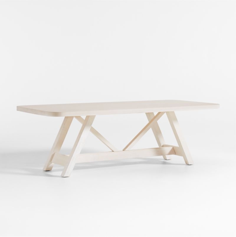 Aya 94" Whitewash Wood Dining Table by Leanne Ford - Image 4