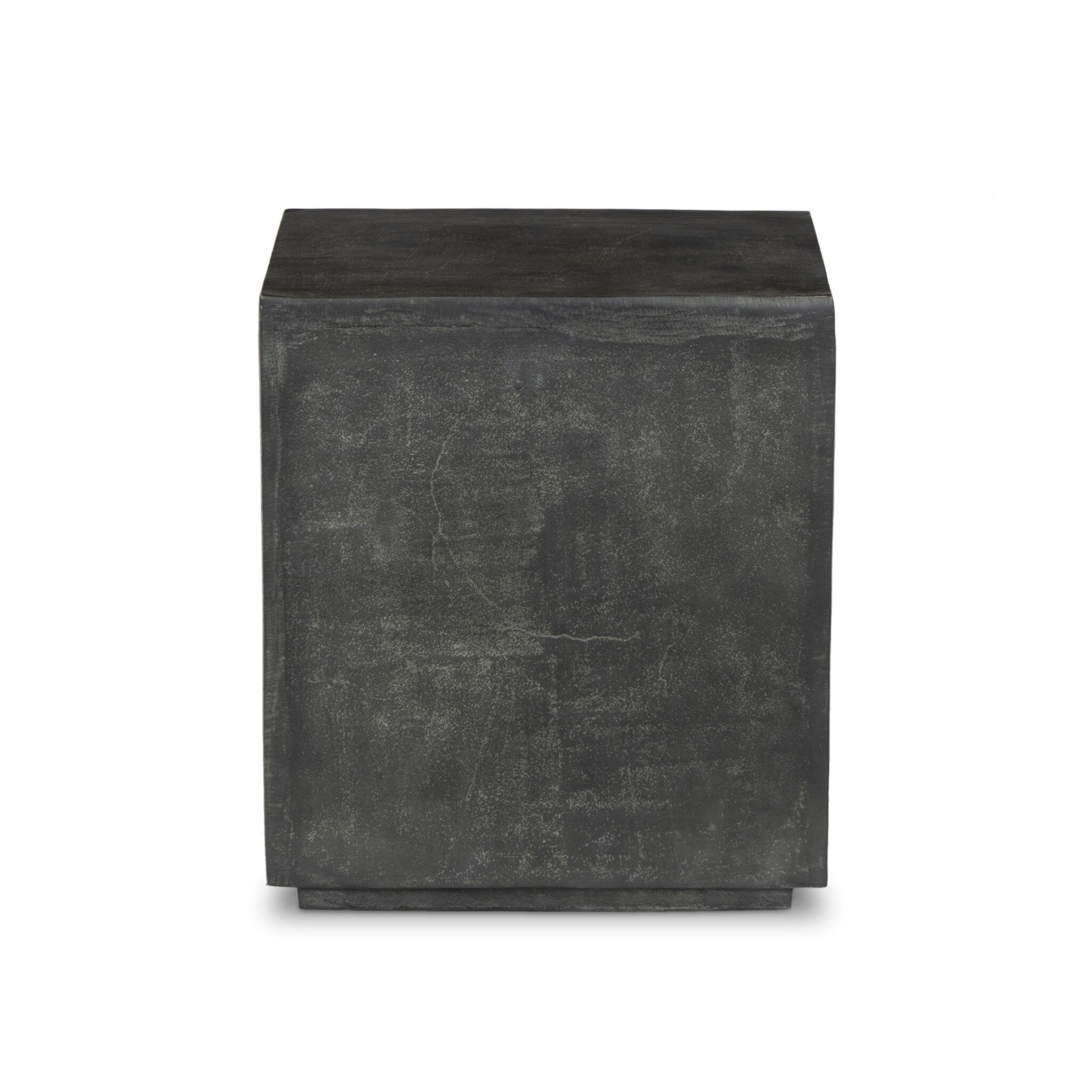Graso Outdoor End Table - Aged Grey - Image 2