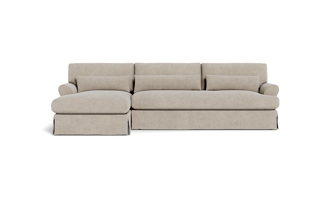 Maxwell Slipcovered Sectional Sofa with Left Chaise by Apartment Therapy - Image 0