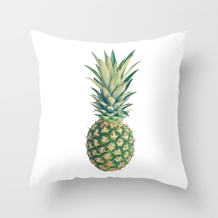 Pineapple Throw Pillow by Cassia Beck - Cover (20" x 20") With Pillow Insert - Indoor Pillow - Image 0
