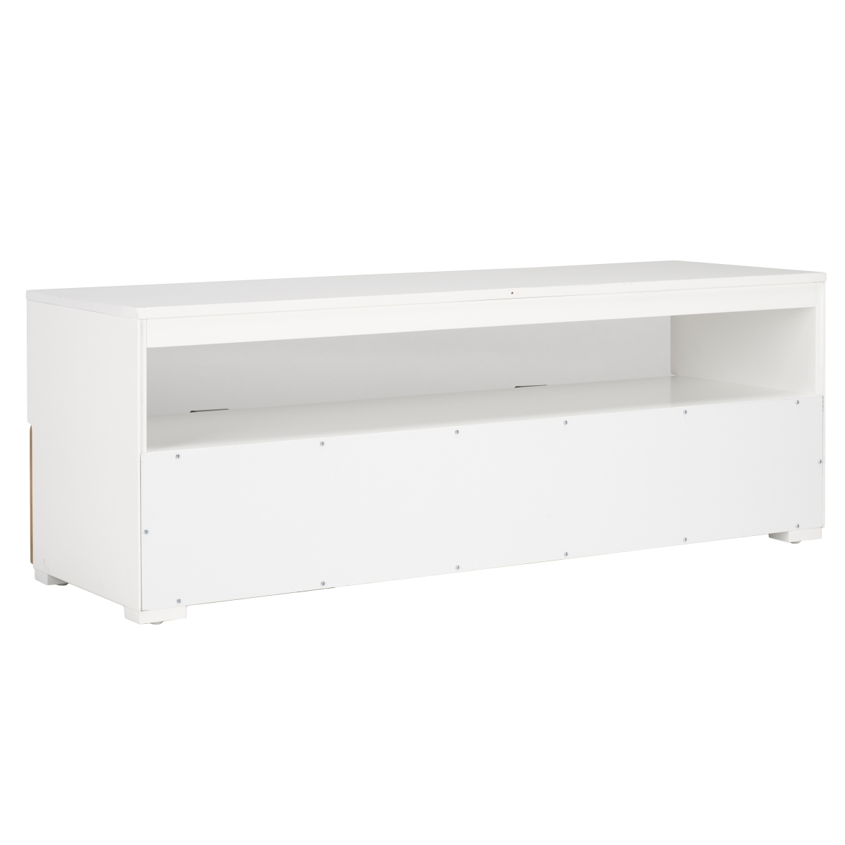 Theon 2 Drawer Media Stand - White / Natural - Safavieh - Image 6