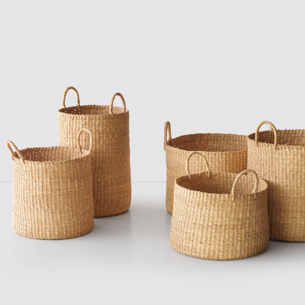The Citizenry Bolga Storage Baskets | Large | Tan - Image 6