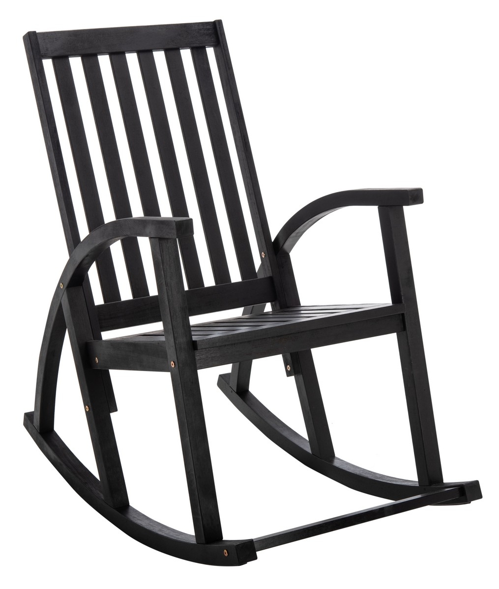 Clayton Rocking Chair - Black - Safavieh - Image 6