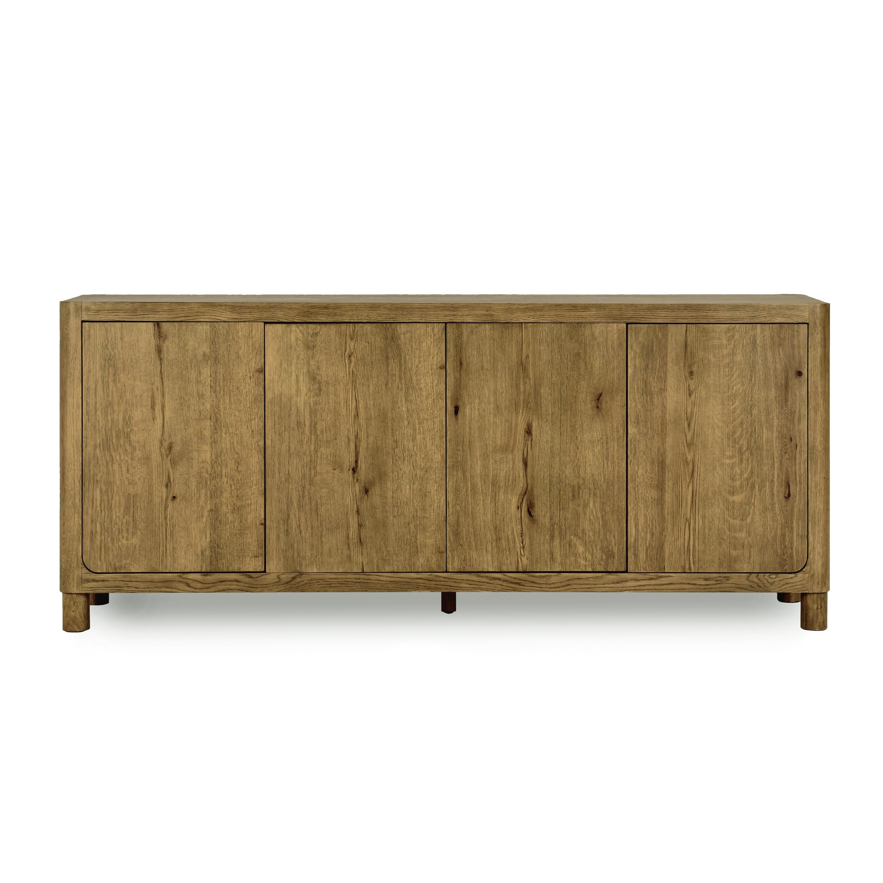 Orlando 4Dr Sideboard Light Brown - Image 1