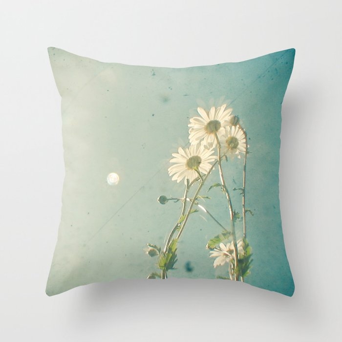 The Daisy Family Couch Throw Pillow by Cassia Beck - Cover (24" x 24") with pillow insert - Indoor Pillow - Image 0