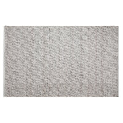 Lorient Home Modern Hand Woven Wool Rug Beige Ivory - 8X10 - Image 0