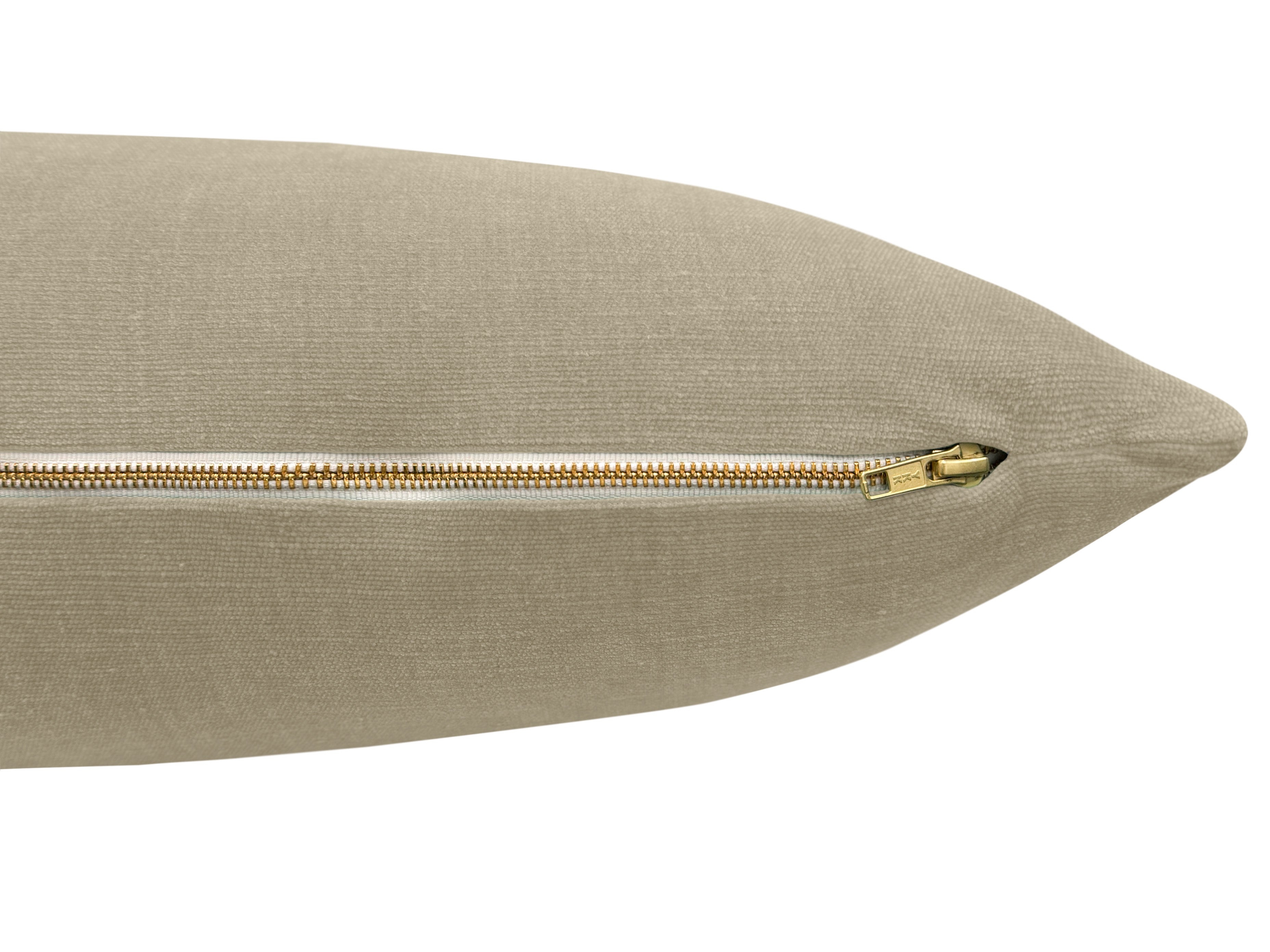 THE XL LUMBAR :: SIGNATURE CHENILLE // STONE - BY THE YARD - Image 2