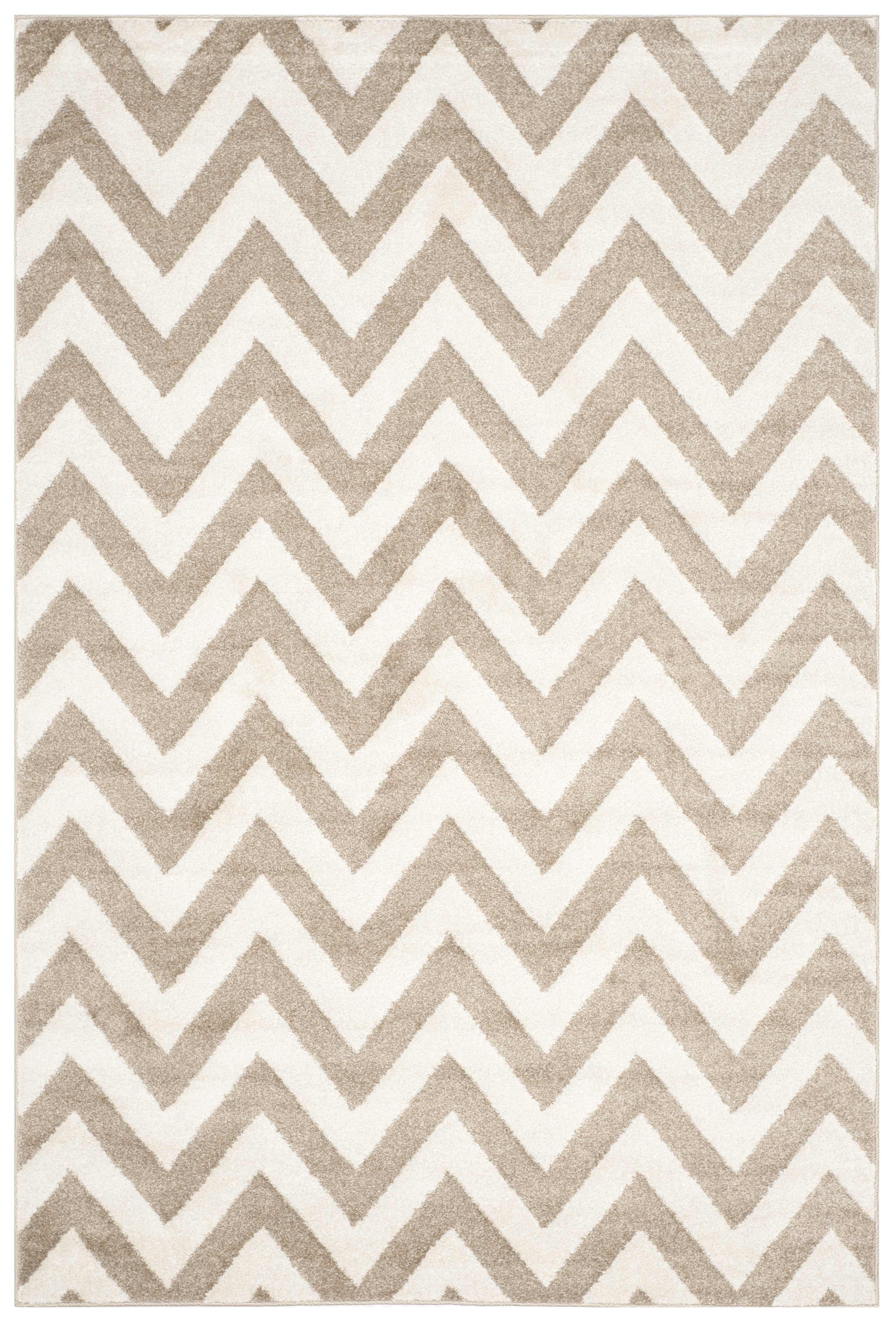 Arlo Home Indoor/Outdoor Woven Area Rug, AMT419S, Wheat/Beige,  6' X 9' - Image 0