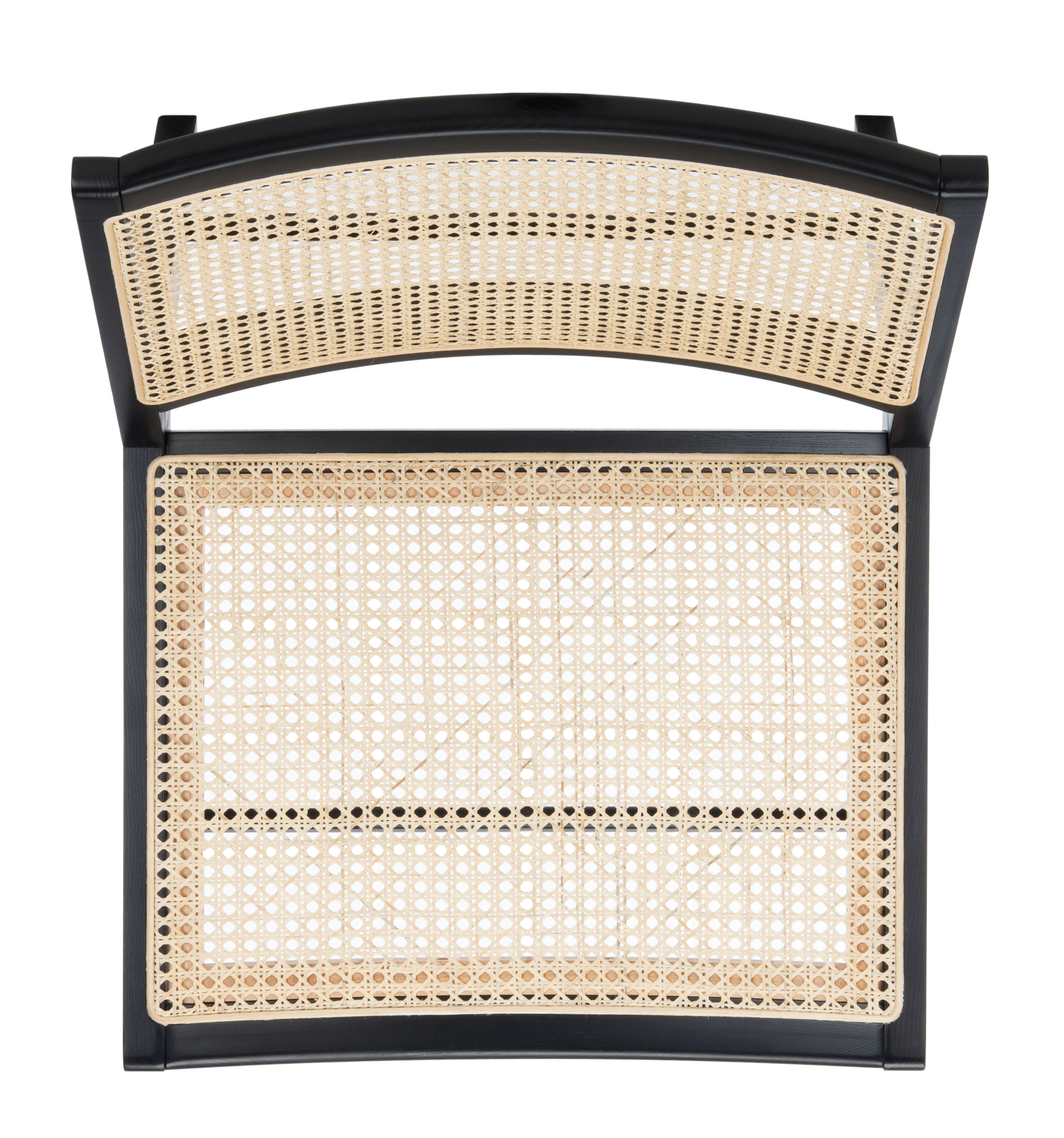 Auckland Rattan Accent Chair - Black/Natural - Image 6