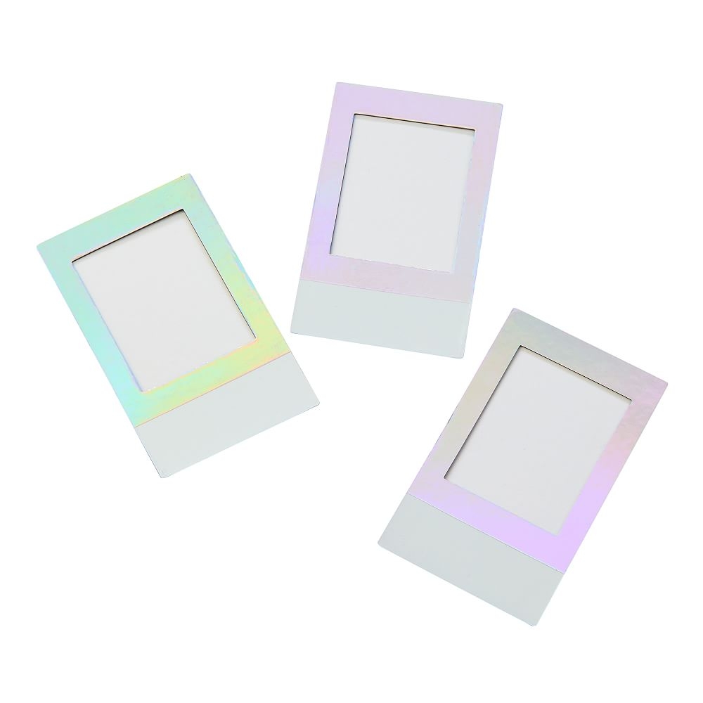 Iridescent Locker Decal Picture Frame, Set Of 3 - Image 0