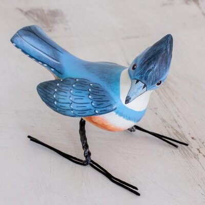 Kingfisher Ceramic Figurine - Image 0