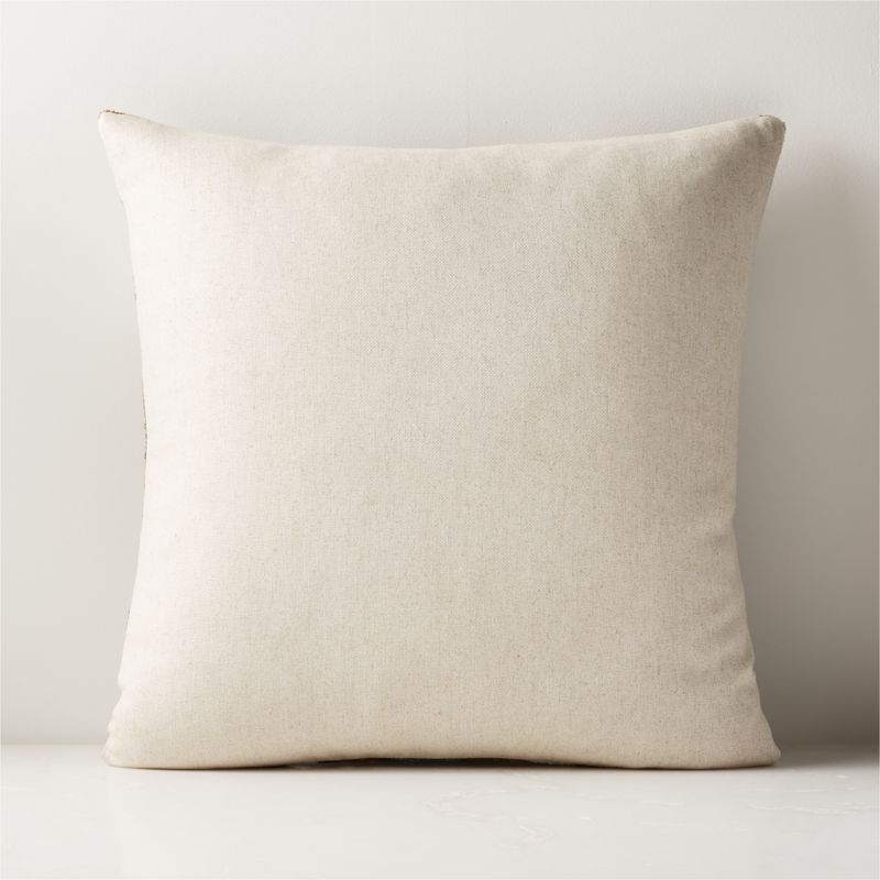 Cerco Turkish Silk Throw Pillow with Down-Alternative Insert 20"x20" - Image 1
