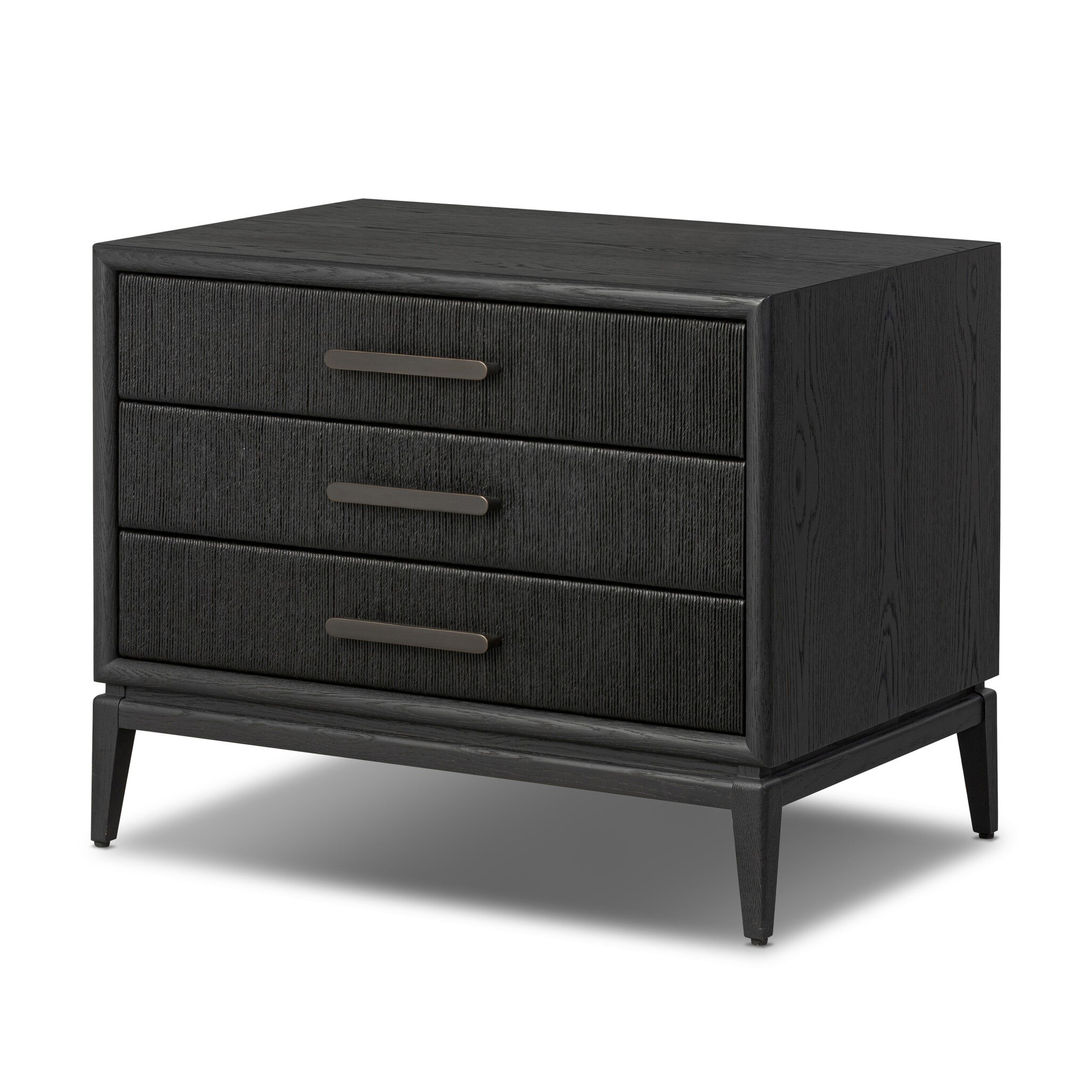 Rosenell Closed Nightstand - Black Oak Veneer - Image 2