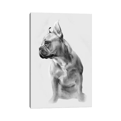 French Bulldog Portrait II by Emma Caroline - Wrapped Canvas Gallery-Wrapped Canvas Giclée - Image 0