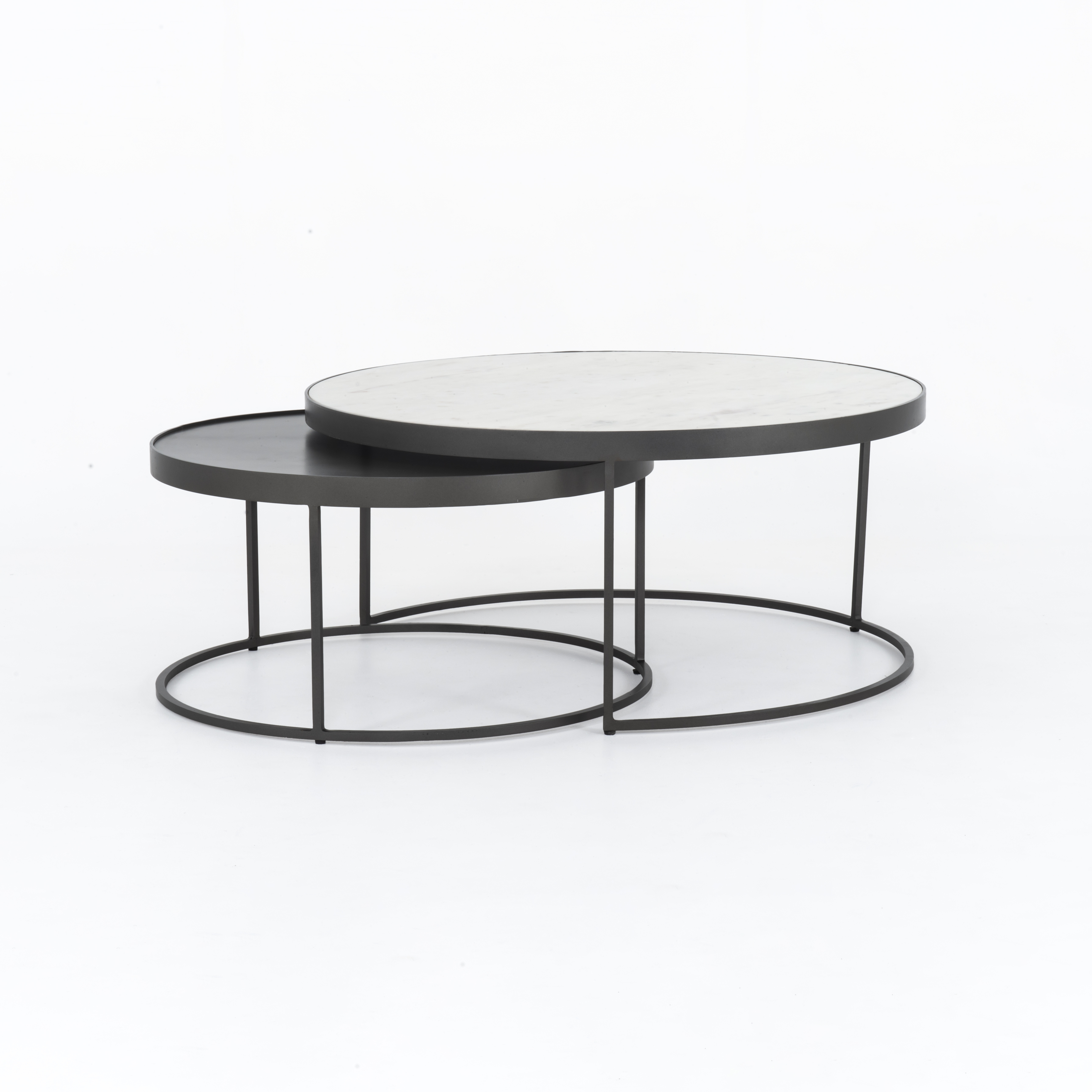 Evelyn Round Nesting Coffee Table - Image 0