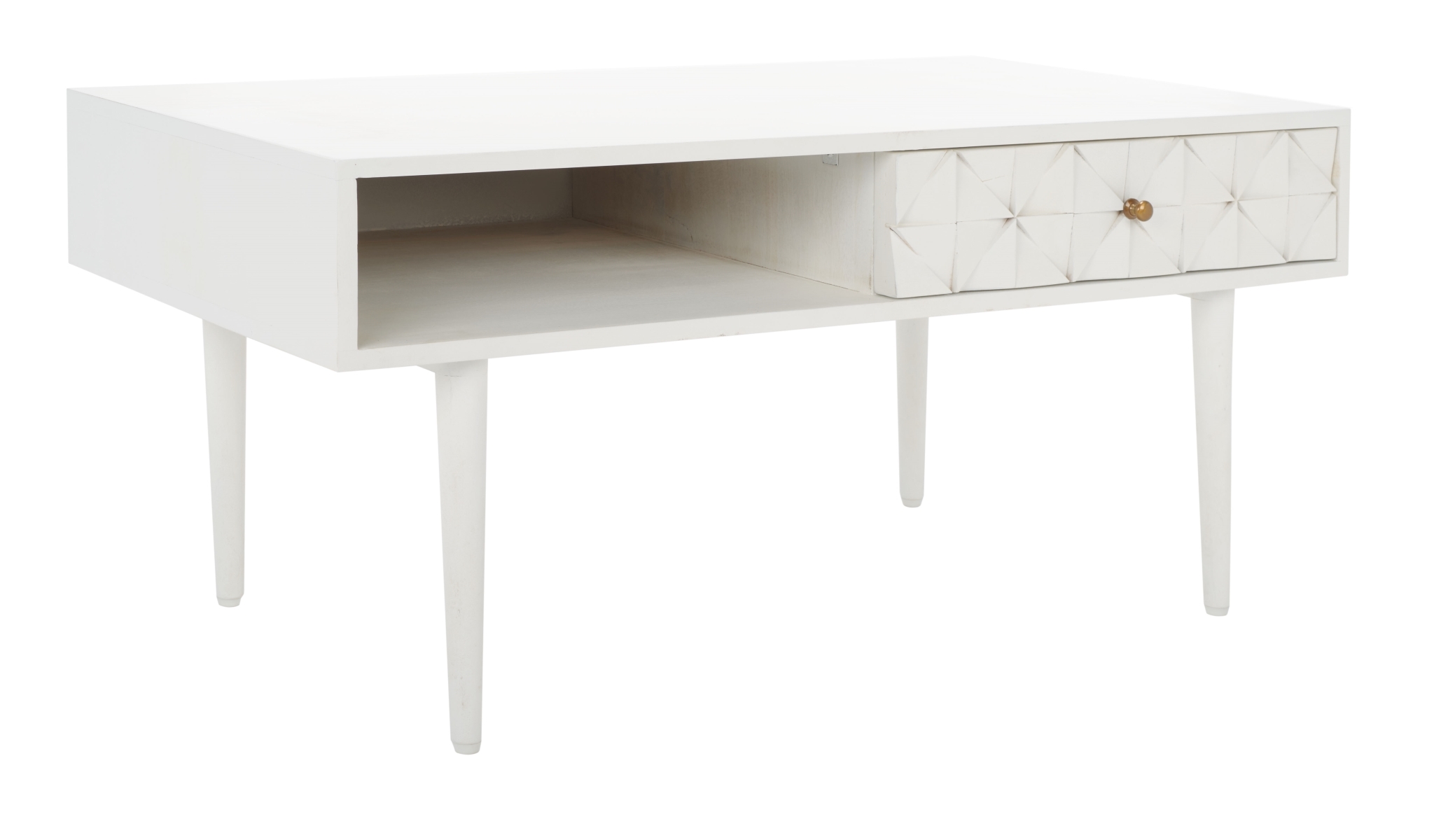 Lexington Coffee Table - White Washed - Safavieh - Image 5