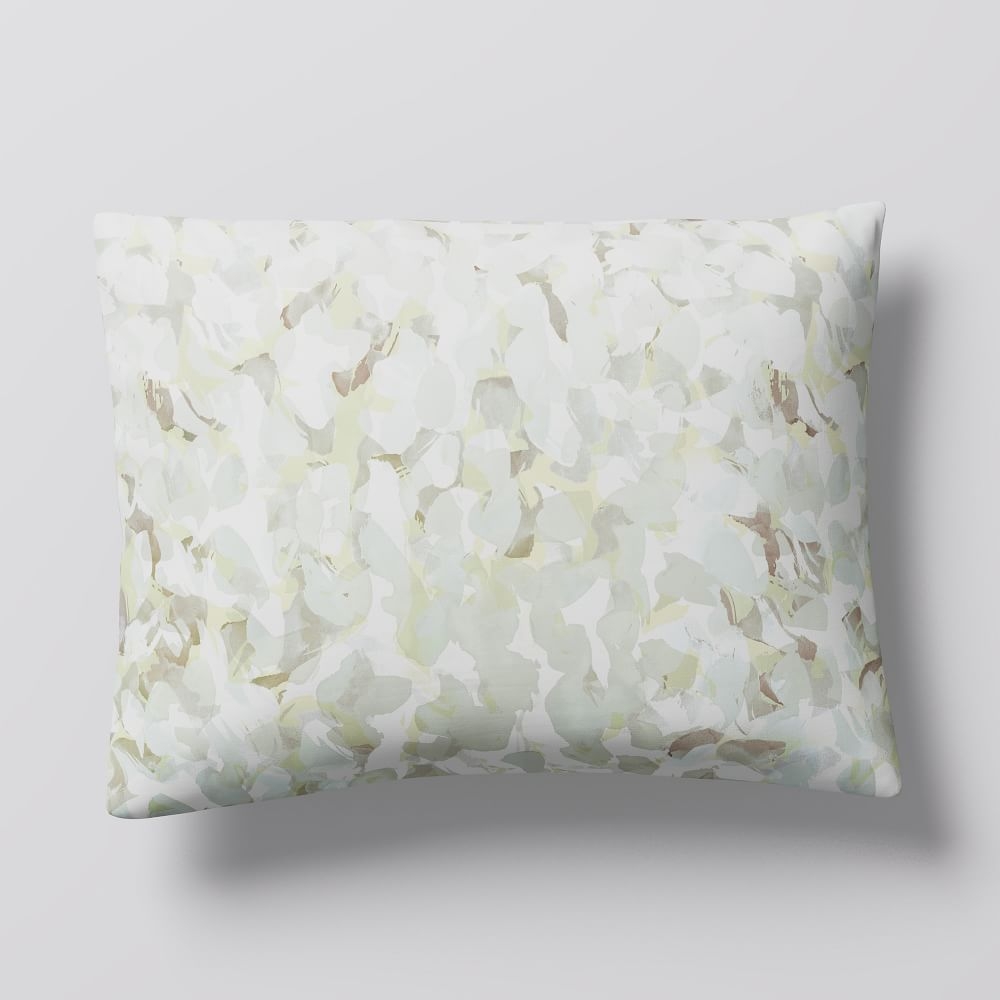 Org Sateen Canopy, Standard Sham, Storm Blue - Image 0
