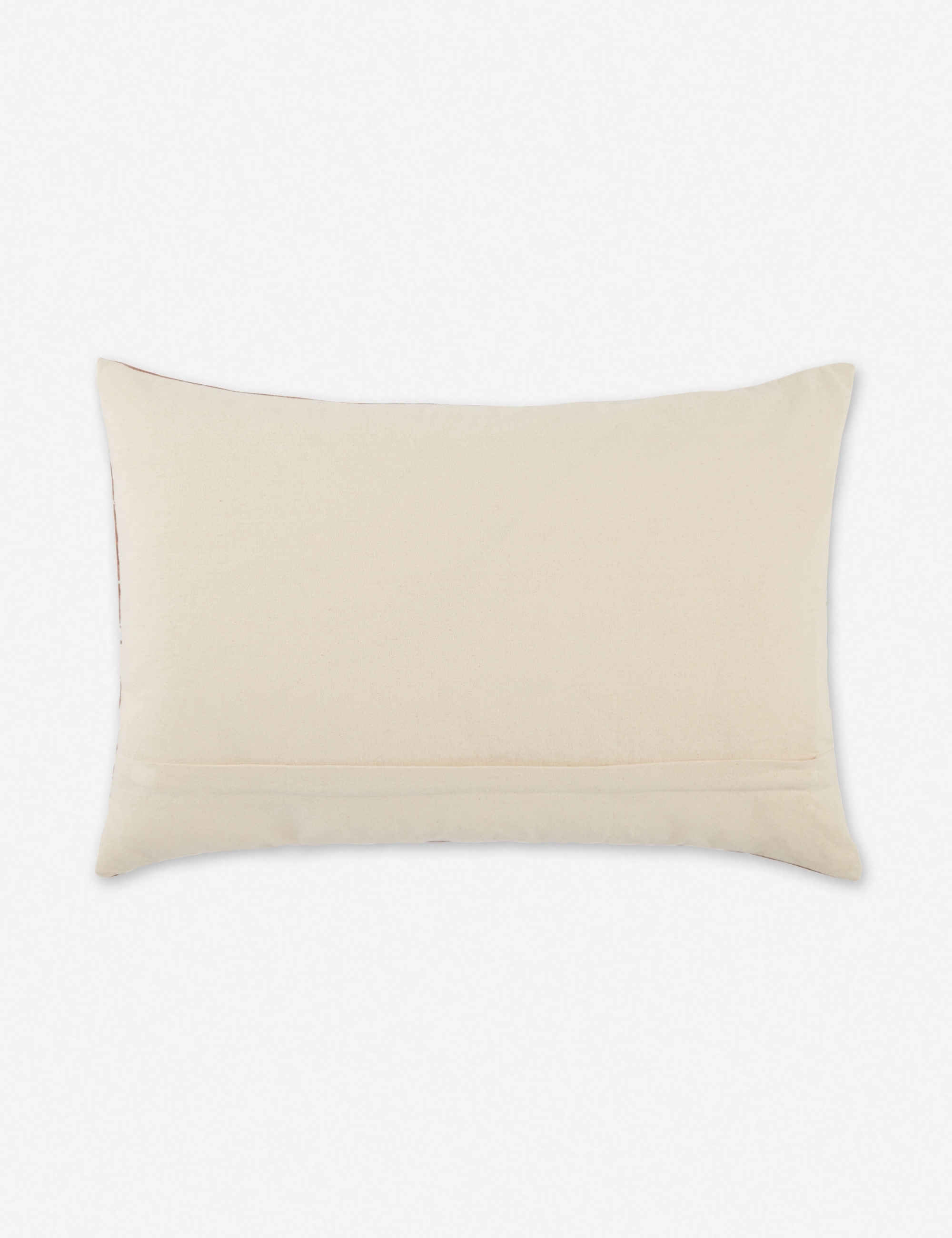 Malva Lumbar Pillow, Brick - Image 3