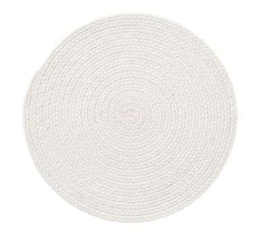 Woven Round Placemat, Each - Ivory - Image 0