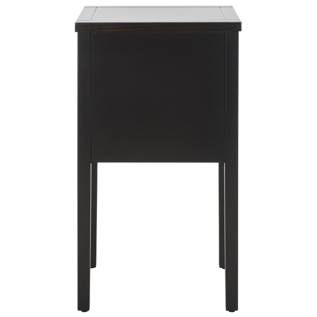 Toby Accent Table With Storage Drawerrs - Black - Safavieh - Image 7