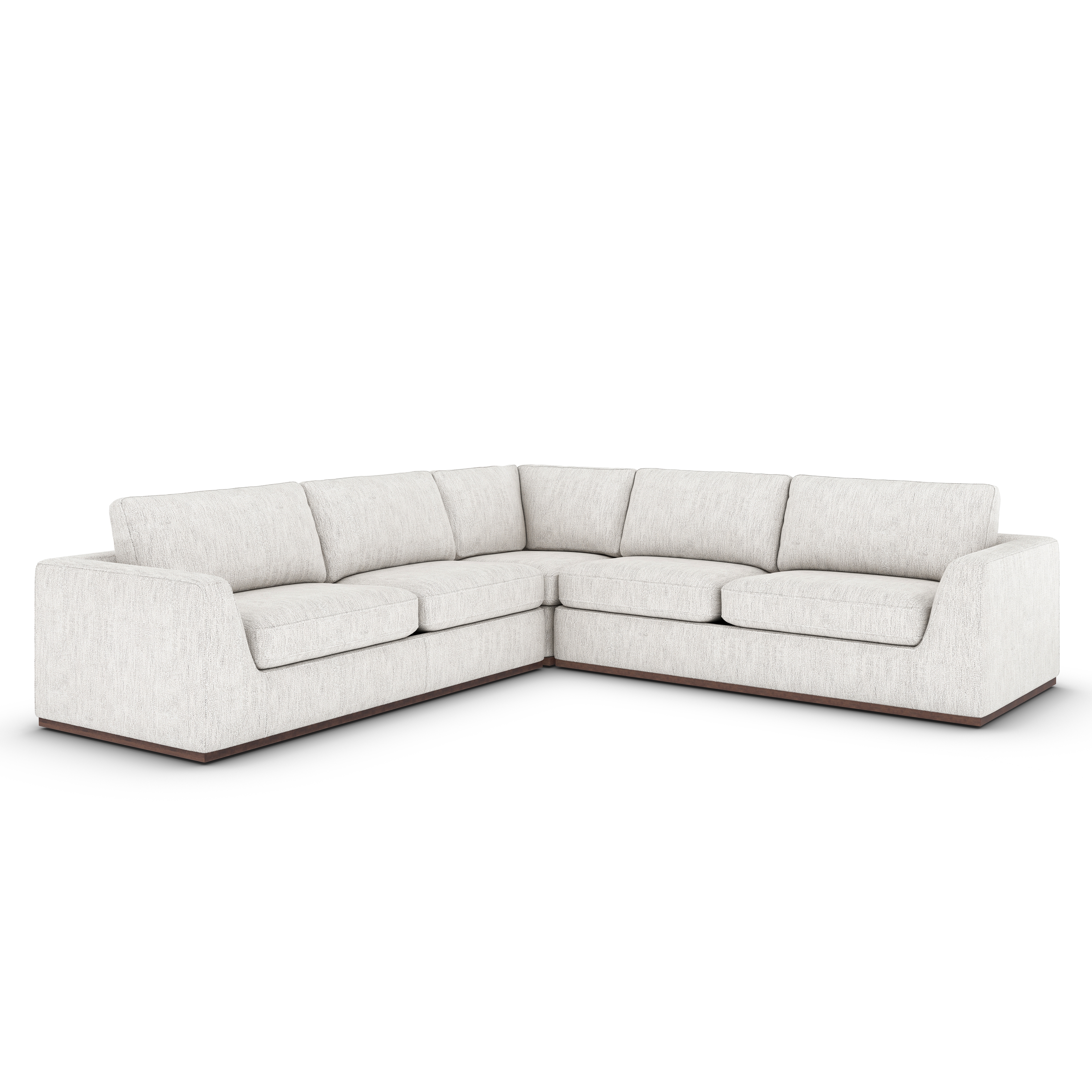 Colt 3 Pc Sectional-Merino Cotton - Image 0