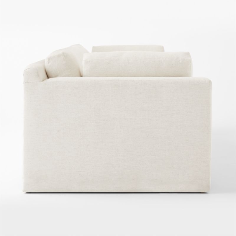 Marguerite 102" White Performance Fabric Sofa - Image 3