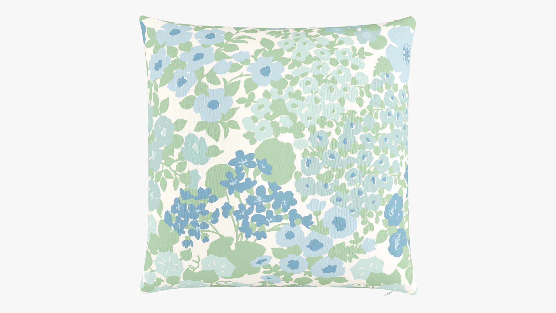 Throw Pillow 26", Mist Million Flowers, 26" x 26" - Image 0
