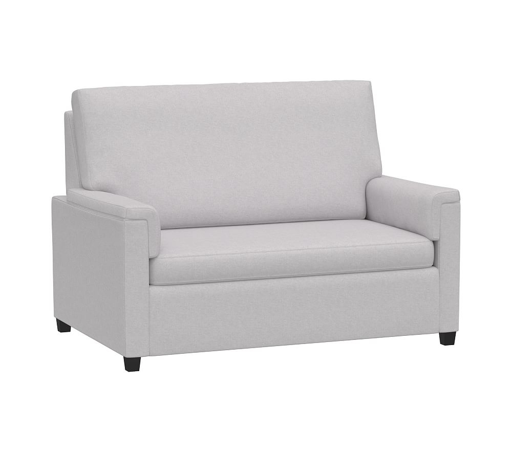 Dream Sleeper Chair, Brushed Crossweave, Light Gray - Image 0