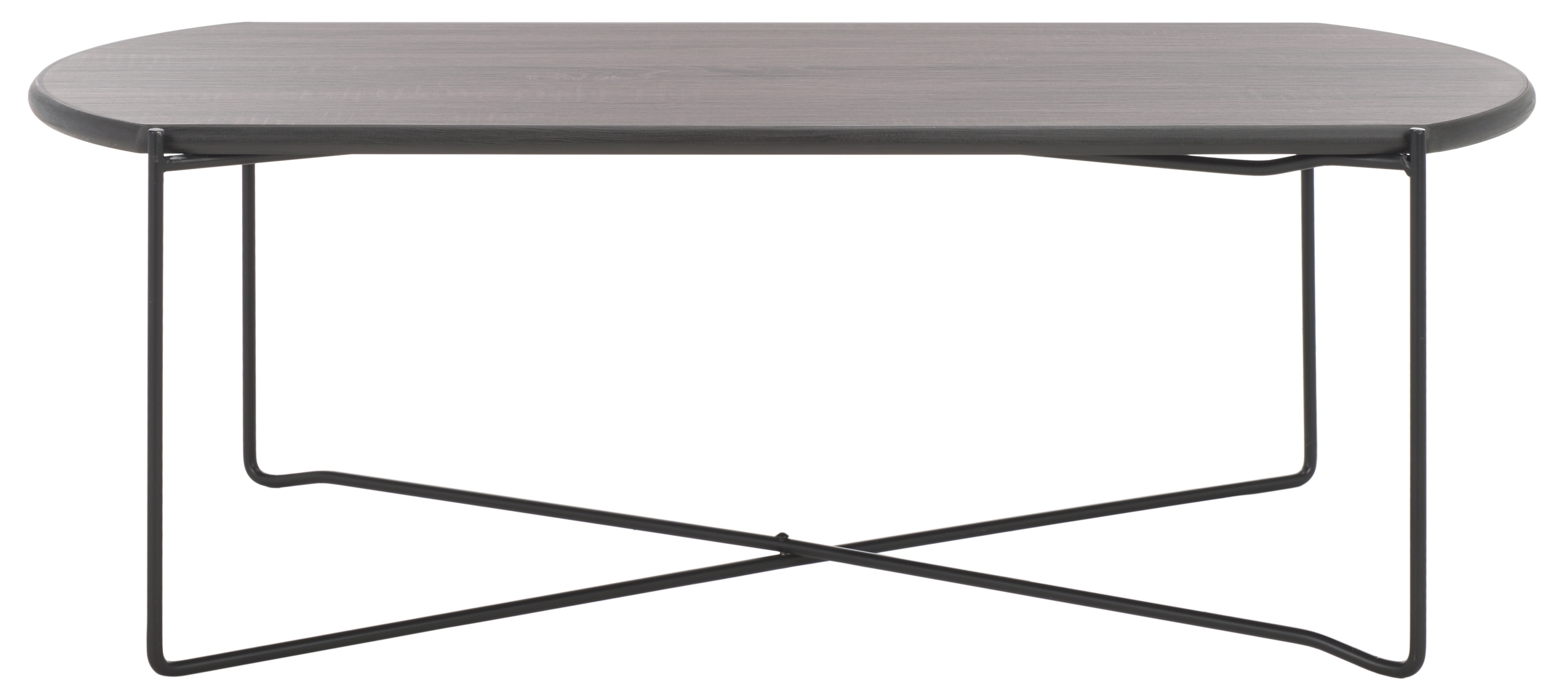 Vickie Coffee Table - Dark Grey Oak / Black - Safavieh - Image 0