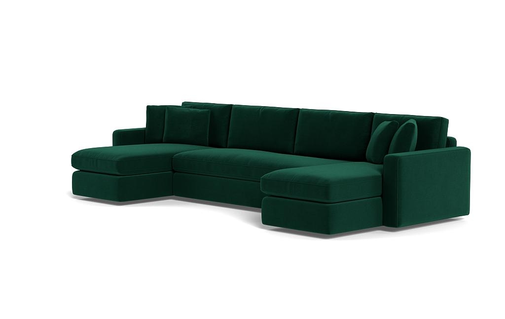 James 3-Piece 4-Seat U Chaise Sectional with Storage - Image 2