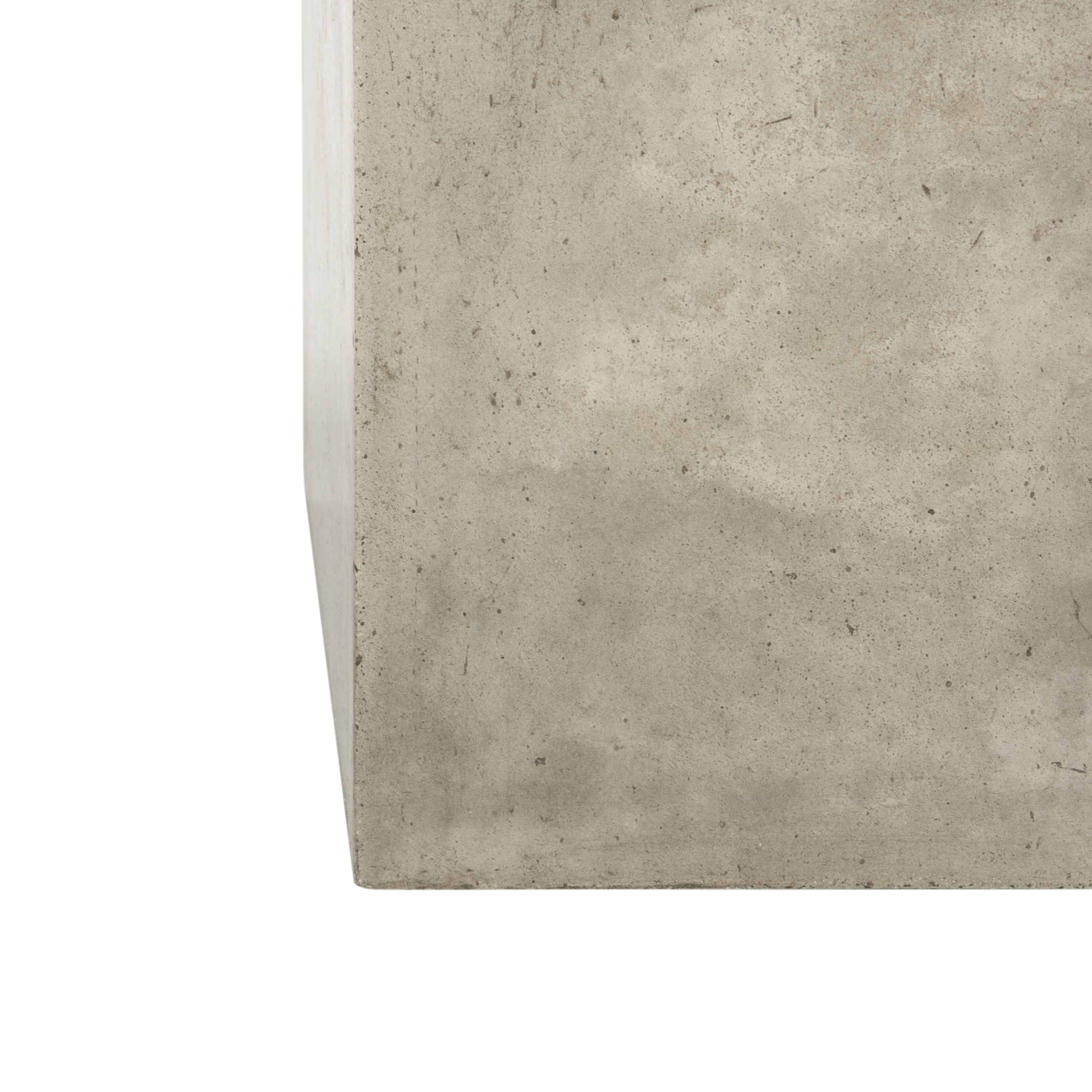 Tallen Indoor/Outdoor Modern Concrete 15.75-Inch H Coffee Table - Dark Grey - Arlo Home - Image 6