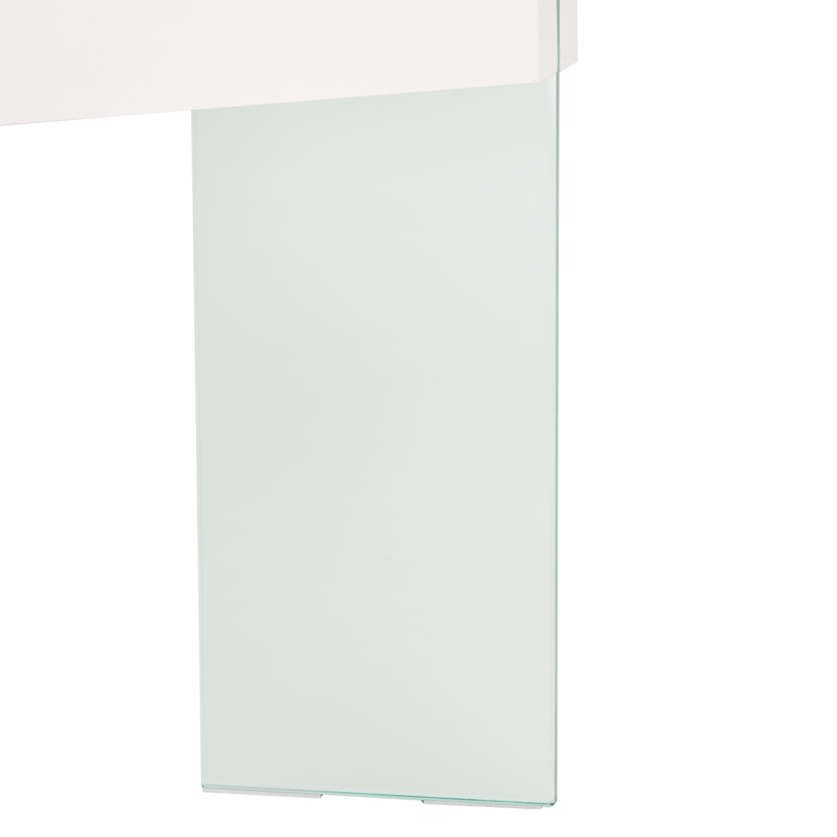 Katelyn Coffee Table - White / Clear - Safavieh - Image 3