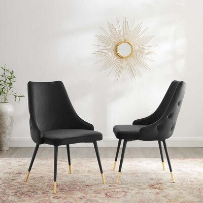 Girardi Velvet Side Chair - Image 0