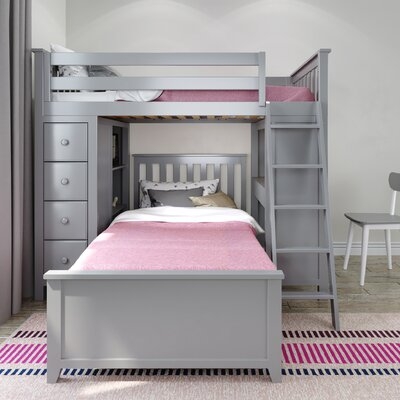 Ayres Twin Bed with Shelves - Image 0