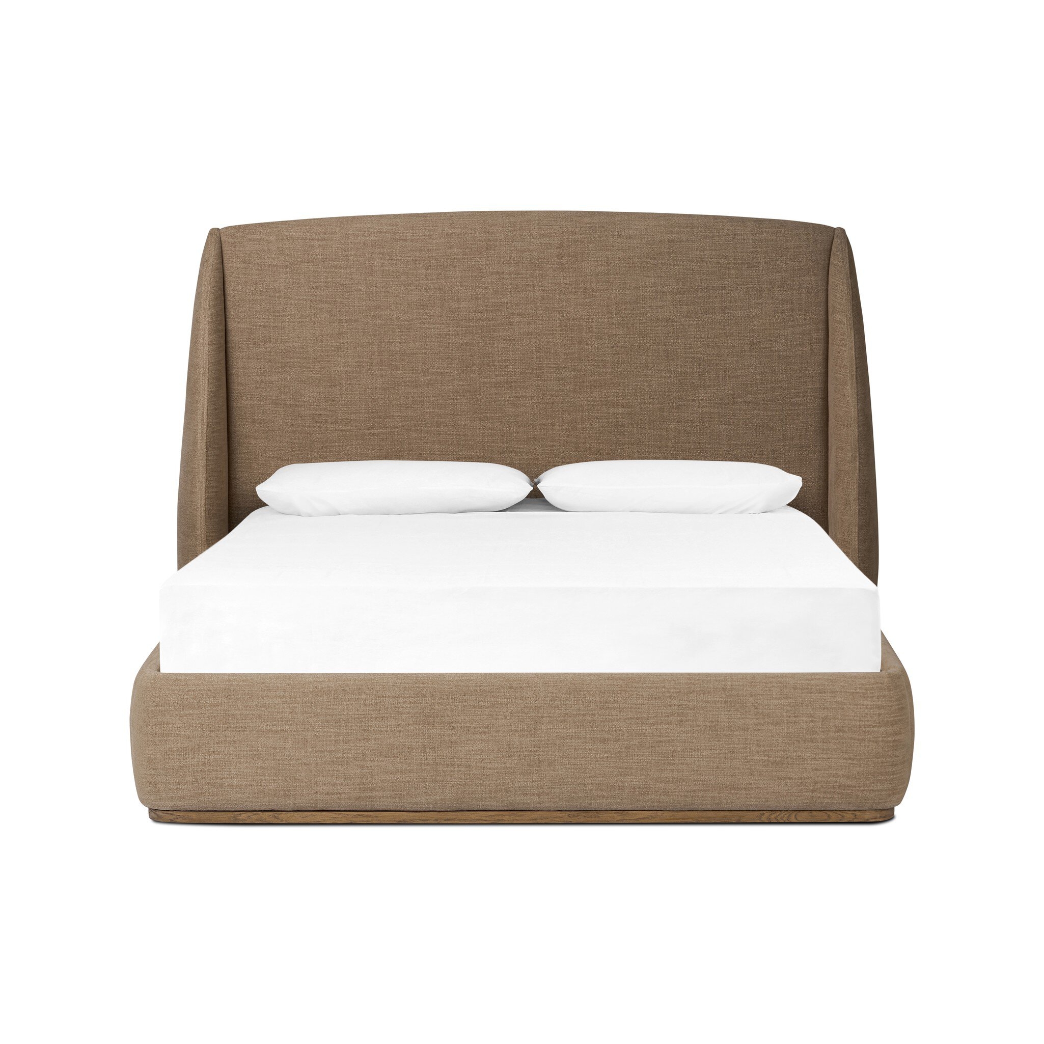 Maeve Upholstered Bed - Laken Taupe - Image 0
