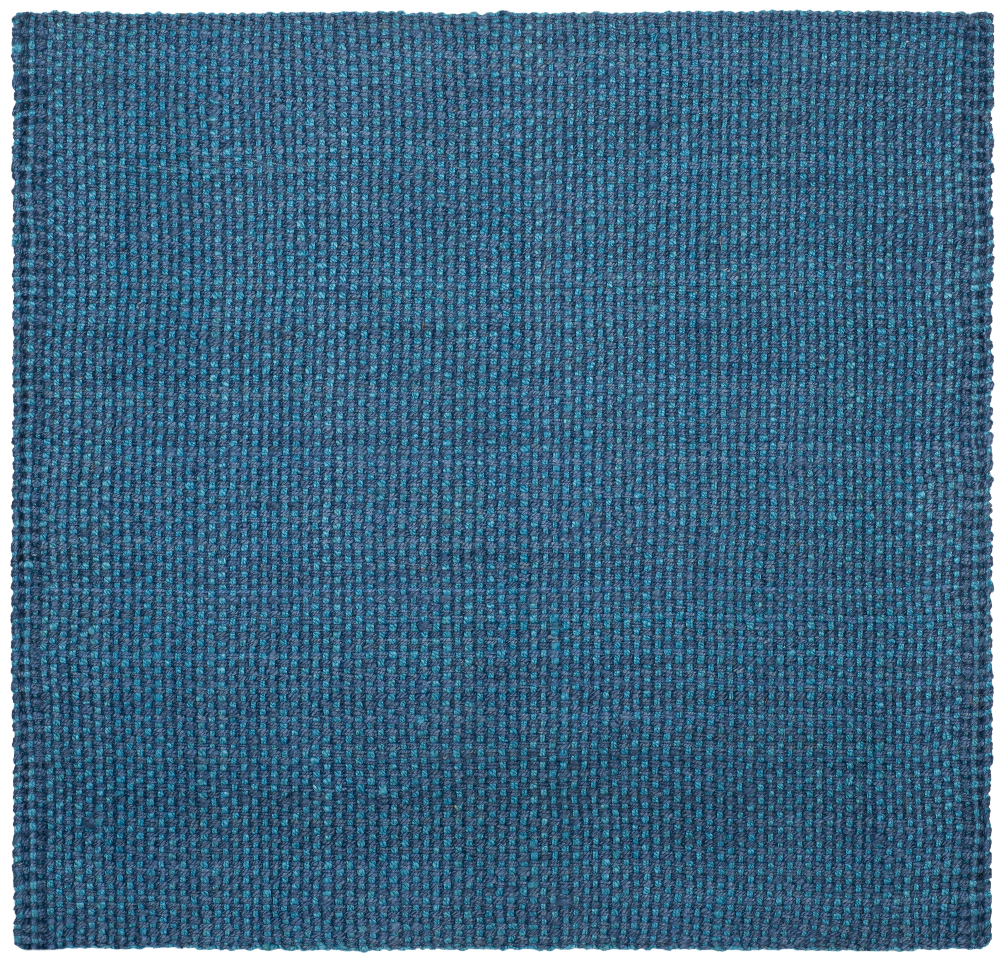 Safavieh Hand Woven Area Rug, NF262C, Blue,  6' X 6' Square - Image 0