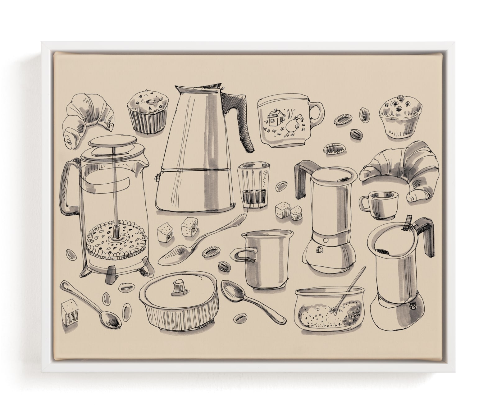Breakfast With Coffee Limited Edition Fine Art Print 2 - Image 0