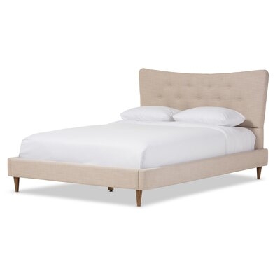 Granville Tufted Upholstered Low Profile Platform Bed - Image 0