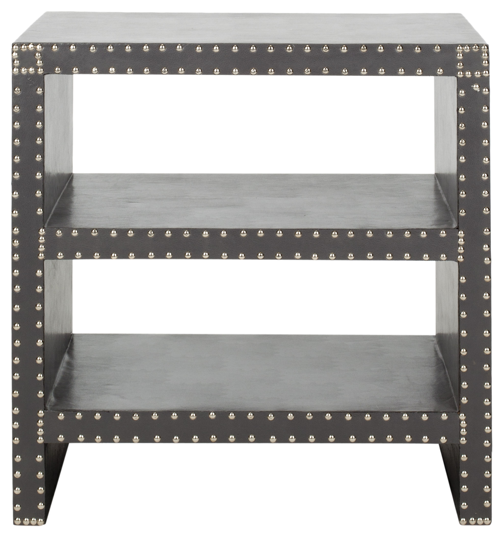 Lacey Two Tier Side Table Grey - Grey - Arlo Home - Image 0