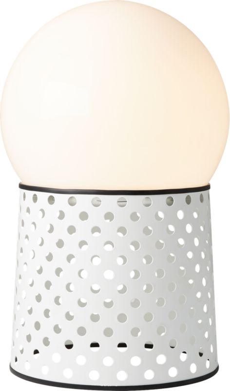 Voss White Globe Table Lamp - Image 7