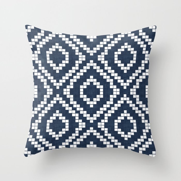 Panja Couch Throw Pillow by Becky Bailey - Cover (20" x 20") with pillow insert - Indoor Pillow - Image 0