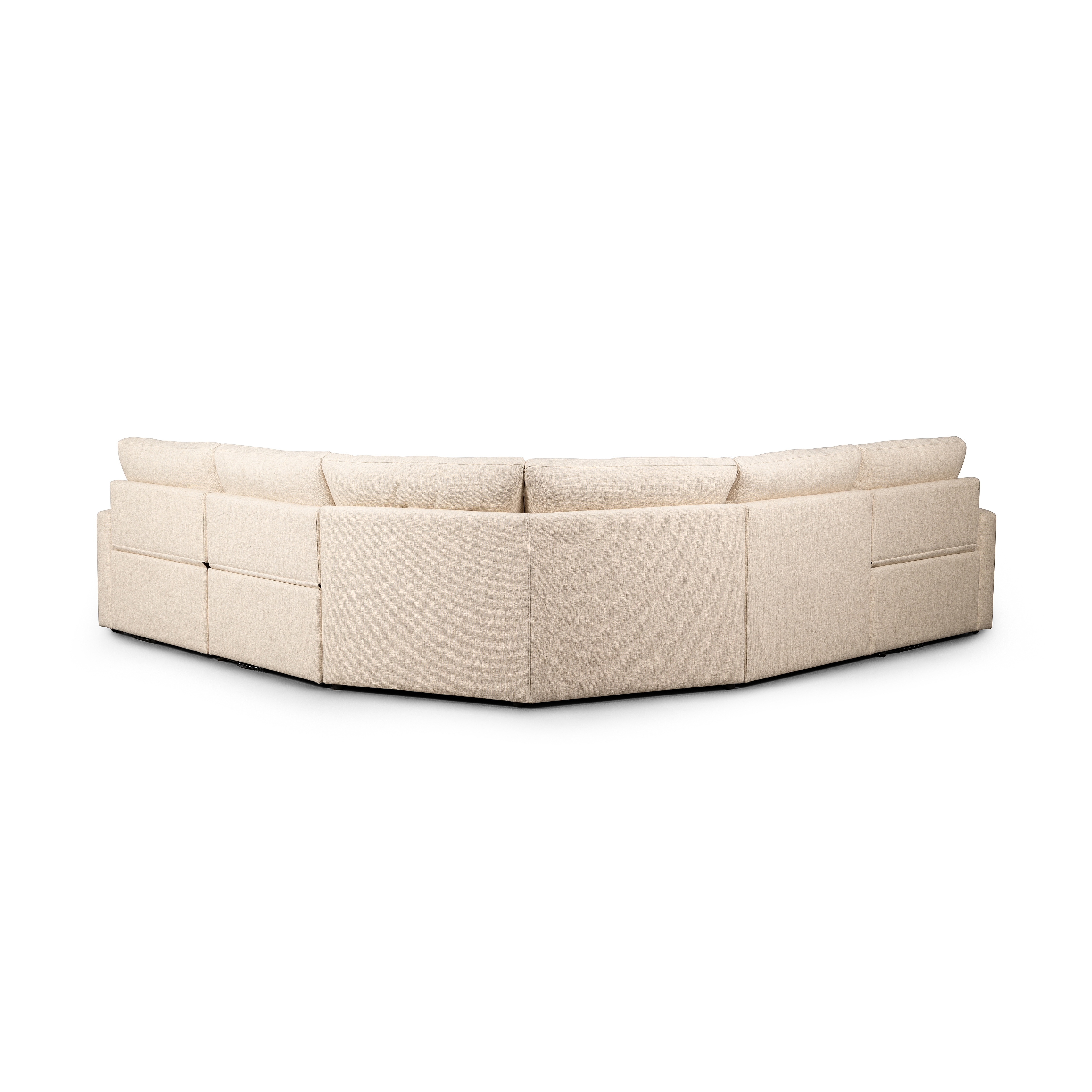 Tillery Power Recliner 5-Piece Sectional - Antigo Natural - Image 4