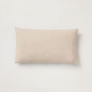 Cotton Velvet Petit Jardin Pillow Cover, Indigo, 12"x21" - Image 1