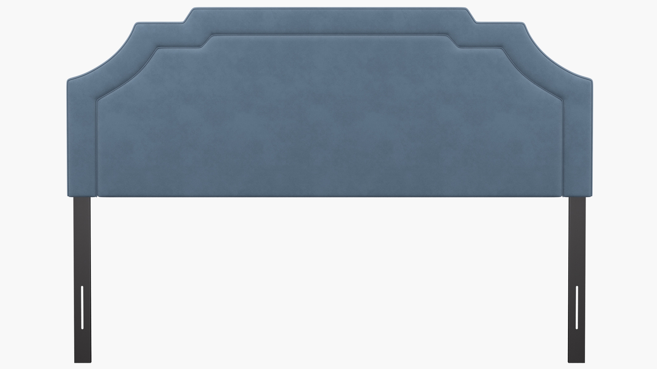 Art Deco Headboard, Ocean Classic Velvet, King - Image 1